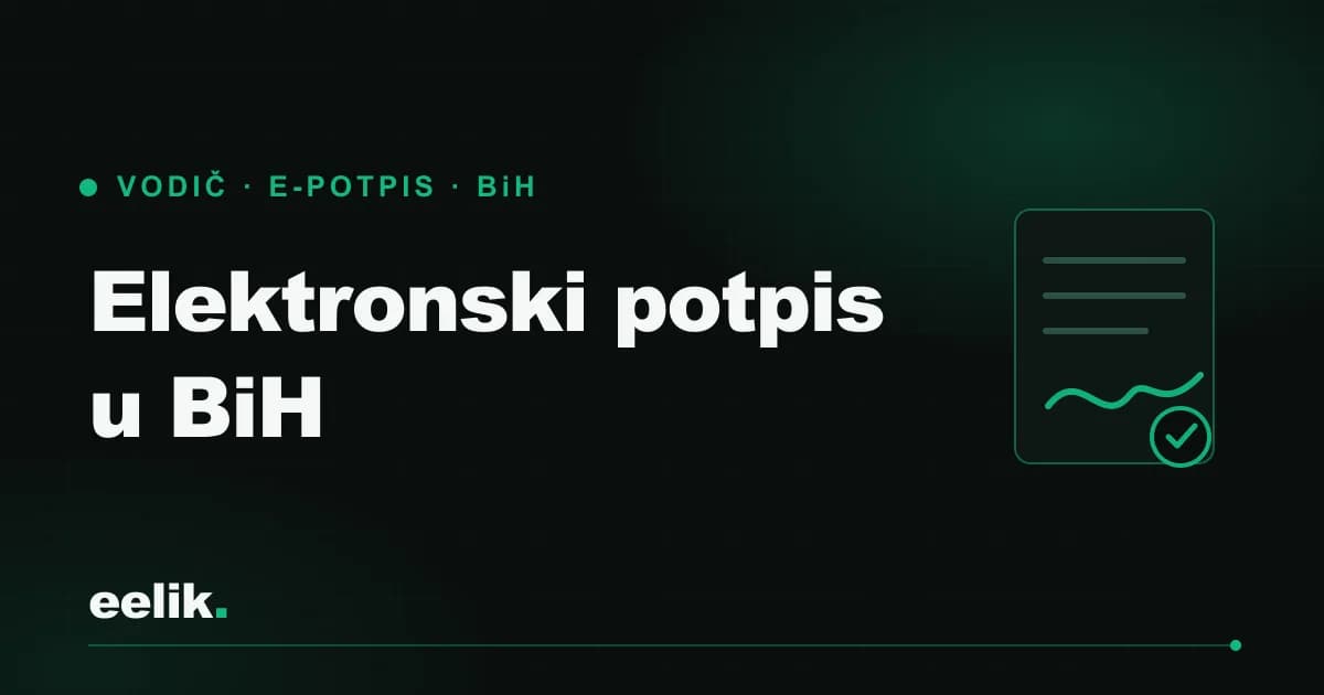 Elektronski potpis u BiH: kako ga dobiti