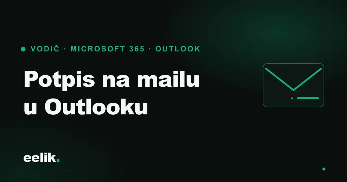 Kako napraviti potpis na mailu u Outlooku