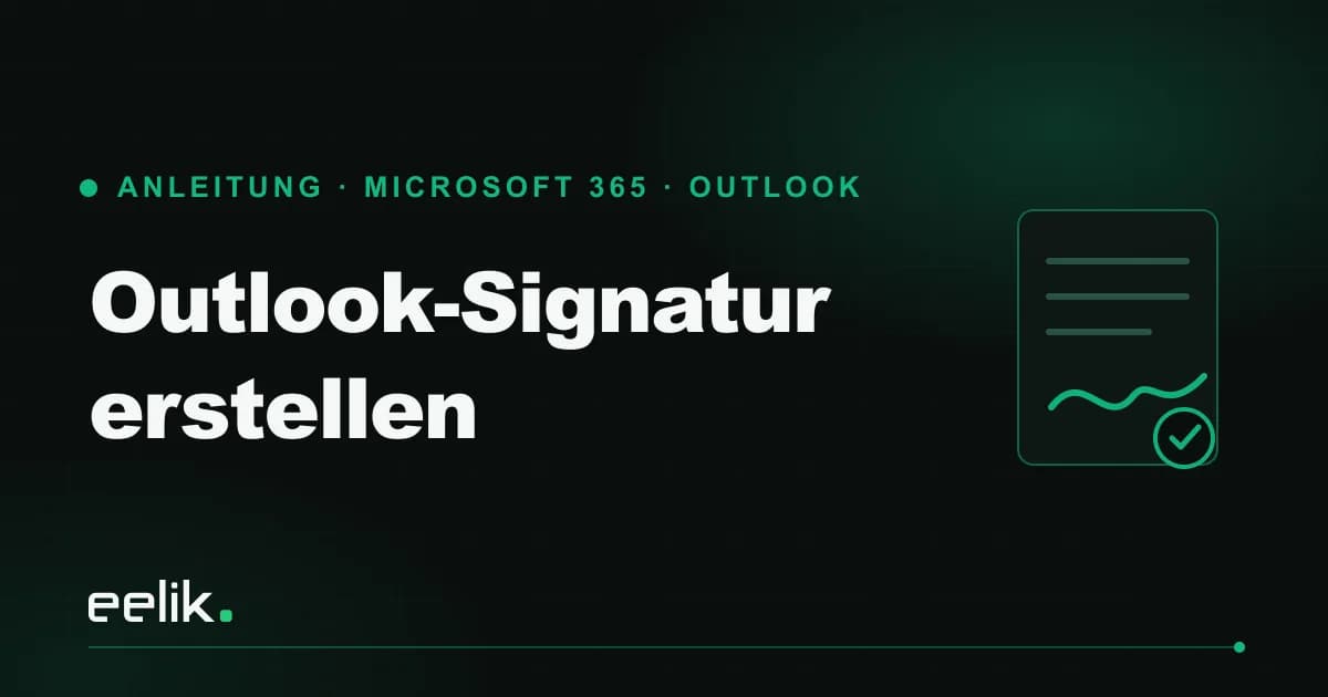Outlook-Signatur erstellen und ändern: Anleitung